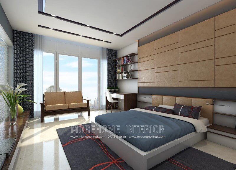 Giường ngủ Hàn Quốc có thiết kế hiện đại và đơn giản, là sự lựa chọn tuyệt vời cho nhiều không gian như chung cư, nhà phố...